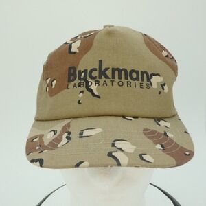 Buckman Laboratories Camo Baseball Cap Adjustable Snapback Men